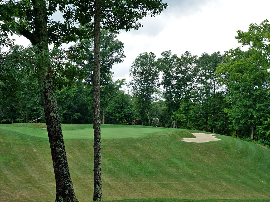 5th Hole at Stonelick Hills Golf Club (502 Yard Par 4)